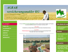 Tablet Screenshot of agrarversicherungsmakler.de